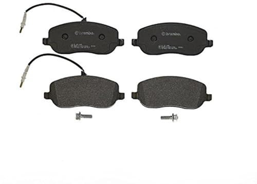 Brembo P 23 090 Bremsbelagsatz, Scheibenbremse - (4-teilig) | Kompatibel mit: CITROËN C8, JUMPY I, JUMPY I Kasten, JUMPY I Pritsche/Fahrgestell, FIAT SCUDO Bus, SCUDO Kasten