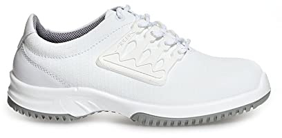 Proteq Sicherheitsschuhe uni6 1760 Halbschuh S1 Stahlkappe, Unisex-Erwachsene Sicherheitsschuhe, Weiß (weiß), 38 EU