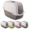 LETTIERA Chiusa Romeo per Gatto Gatti Toilette IGIENICA Coperta Filtro No Odore (Colori Assortiti)
