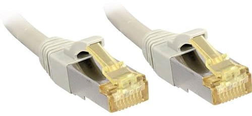 LINDY 1m CAT7 SFTP LS0H PiMF Ethernet Cable, Grey