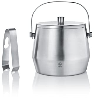 Cubo hielo con pinzas Inox. (Antes LV00295)