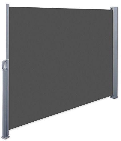 GELUSA Paravientos,toldo Lateral Enrollable Cortavientos 300x160 Grosor Tela de 280g/m²