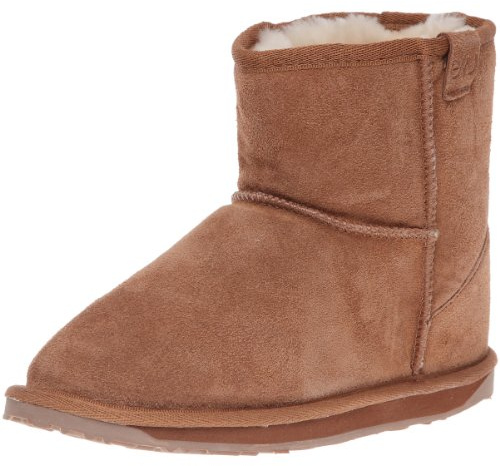EMU Australia Kids Wallaby Mini Wool Boot, Chestnut, Size 29/30