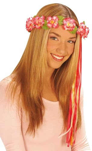 WIDMANN MILANO PARTY FASHION Diadem mit verschiedenen Stringen, Zubehör für Tropische Hawiian-Kostüme