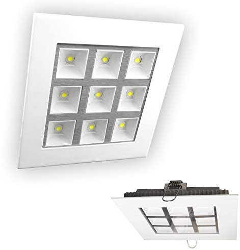 MAXKOMFORT® LED Einbaustrahler Einbauspot Panel 9W FLACH Spot LED Deckenlampe Leuchte Neutralweiß
