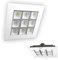 MAXKOMFORT® LED Einbaustrahler Einbauspot Panel 9W FLACH Spot LED Deckenlampe Leuchte Neutralweiß