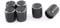 sourcingmap Lamp Dimmer Control Rotary Knob Cap 15 X 17mm 6Pcs Black
