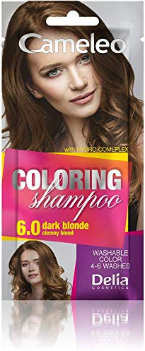 Cameleo - Tönungsshampoo - Dark Blonde - schnelle und einfache Farbauffrischung Farbe in Farbe - ohne Ammoniak und Oxidationsmittel - Shampoo im Beutel - 40ml