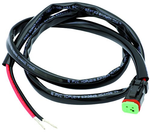 AdLuminis Anschlusskabel mit Verbindungsstecker für LED Light Bar, Arbeitsscheinwerfer, 10-30 V, 100cm, verschiedene Fahrzeuge, schwarz