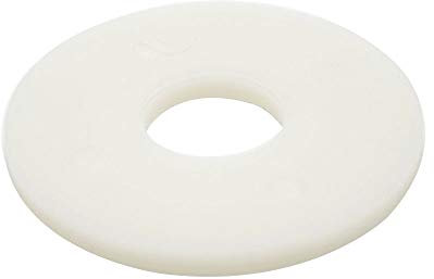 Große Unterlegscheiben M6 DIN 9021 Polyamid PA (100 Stück) - Kunststoff-Scheiben Beilagscheiben Polymerscheiben