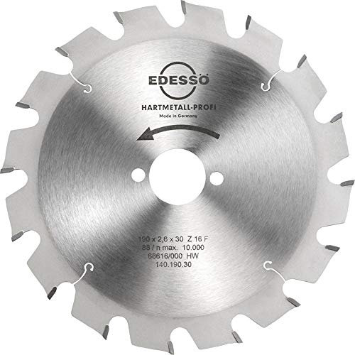 Edessö 14019030 Kreissägeblatt Profi 190x2,6x30mm Z16 aus HW