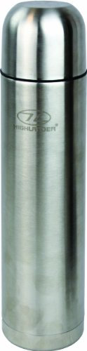 Highlander Tufflask Trinkflasche, 1 l Silber Silber 1 Liter