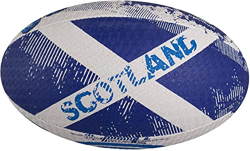 OPTIMUM Unisex-Adult Nations Rugby Ball, Größe 4, Mehrfarbig-Schottland, 4