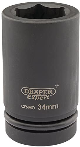 Draper Expert 5148 34mm 1-inch Square Drive Hi-Torq 6-Point Deep Impact Socket