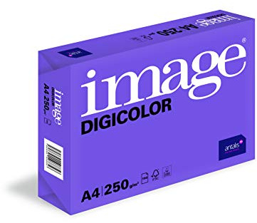 Image Digicolor 250 GSM A4 Premium Paper - White (Pack of 250 Sheets)