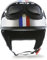 Moto Helmets® D22-Set „France Titan“ · Brain-Cap · Halbschale Jet-Helm Motorrad-Helm Roller-Helm Scooter-Helm Bobber Mofa-Helm Chopper Retro Cruiser Vintage Pilot Biker Helmet Brille · M (57-58cm)