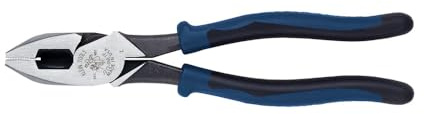 Klein Tools J213-9NETP Journeyman High Leverage Fish Tape Pulling Side Cutting Pliers, 9-1/2-Inch