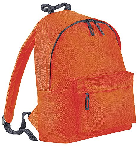 BagBase Fashion Backpack/Rucksack (18 Litres) (One Size) (Orange/Graphite Grey)