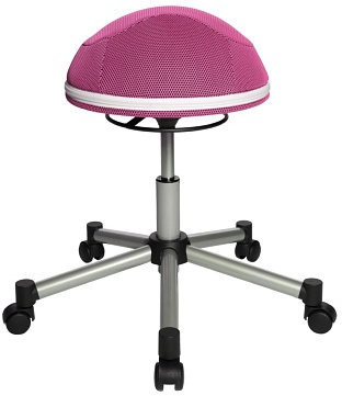Topstar Fitnesshocker Sitness Halfball silber/rosa one size