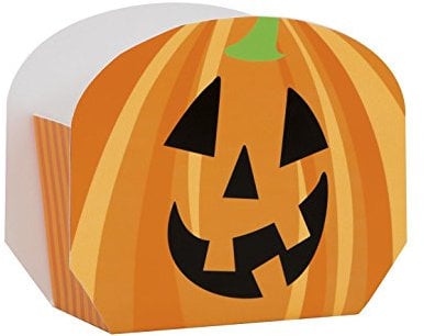 Unique Party 63465 - Happy Pumpkin Halloween Treat Boxes, Pack of 8