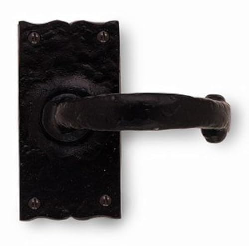 Frelan Hardware Traditional Black Antique Iron Lever Latch Handles Jab2