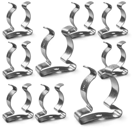 10 x 9mm Tool Spring Terry Clips Heavy Duty Storage/Shed Garage