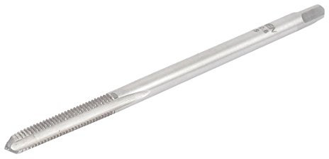 sourcing map Tarauds métriques à filetage de machine en acier rapide M5 100 mm de long