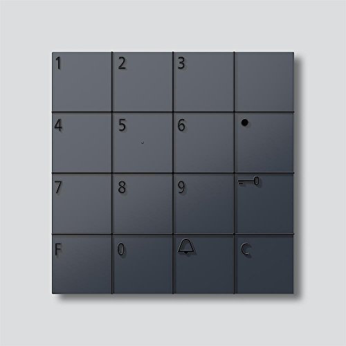 Siedle&Söhne Codeschloss-Modul COM 611-02 AG anthrazitgrau Vario-Bus Funktionsmodul für Türkommunikation 4056138002047