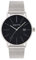 Gigandet Herren-Armbanduhr Quarz Analog Milanaise Edelstahlarmband Silber Minimalism G42-006