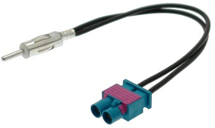 Celsus AAN2125 Male to Dual Fakra Antenna Adaptor for Audi '07 Onwards