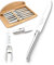 Laguiole Actiforge - Coffret de 6 Couteaux à Steak Laguiole - Acier inox forgé brillant - Compatible Lave-Vaisselle - Fabrication Française Artisanale