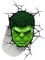 3DLightFX Marvel Avengers Hulk Face 3D Deco Light