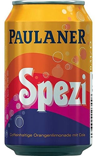 12 Dosen Paulaner Spezi Orangenlimonade + Cola a 0,33l inc. 3.00€ EINWEG Pfand