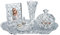 Godinger Shannon Crystal Vanity Set
