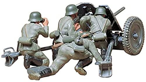 Pak 35/36 Kit de Maquette de Pistolet antichar de la Seconde Guerre Mondiale, avec Figurines (4), Tamiya 300035035, 1:35, 3,7 cm