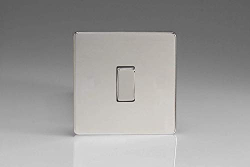 Varilight 1-Gang 10A Intermediate Rocker Light Switch Polished Chrome XDC7S