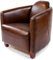 Phoenixarts Echtleder Vintage Sessel Ledersessel Braun Design Lounge Clubsessel Sofa Möbel NEU 443