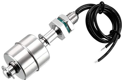 Mini interruptor de flotador con sensor de nivel de agua líquida vertical de acero inoxidable DealMux