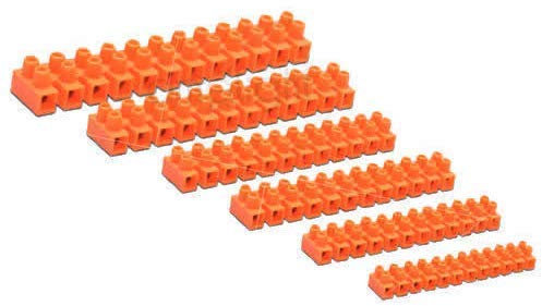 Lüsterklemmen 10x Leisten je 12 Klemmen 2,5mm2 4mm2 6mm2 10mm2 16mm2 25mm2 GTV (16mm2) 1,10€/Stück