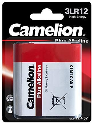 Camelion 11000112 - Batería alcalina, Plano, 4.5 V