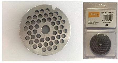 Reber 4007a/45 - Griglia per tritacarne Reber n° 5, diametro fori 4,5 mm, acciaio inox