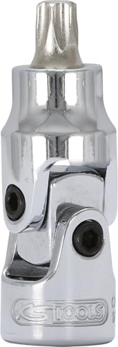 KS Tools 917.1497 1/4 CHROMEplus Gelenk-Bit-Stecknuss TX, T30