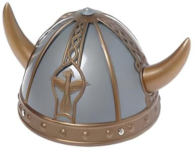Wikinger Helm mit Hörner für Kinder als Kostümzubehör