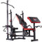 Universal Hantelbank Kraftstation Fitnesscenter mit Latzug, Curlpult, Butterfly, Bein- und Bauchtrainer, in DE zertifizierte Qualität!