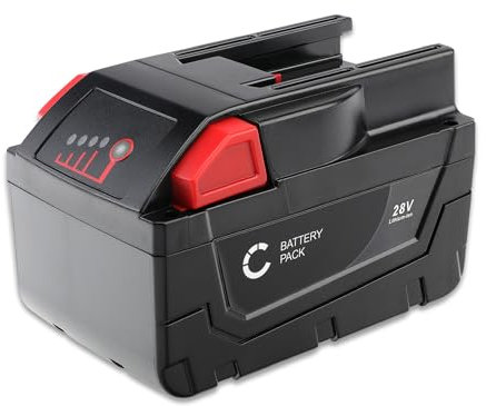 CELLONIC Ersatz Akku für Milwaukee 28V, 28, M28, HD28 PD, HD28 H, M28 CHPX, HD28SX Ersatzakku 48-11-1830,48-11-2830, 4932352732, 48-11-2850, 4932-3991-96 28V 3Ah Li Ion Batterie Werkzeugakku