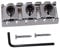Electric Guitar String Locking Nut For Floyd Rose Tremolo Bridge 43mm (Chrome with black nut)