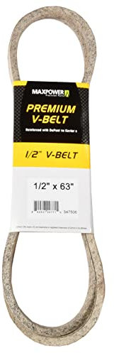 MAXPOWER Keilriemen 347506, Kevlar verstärkt, 1/2 x 63 - 4L630 - Aussenlänge L(a) 1605 mm.
