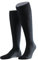 FALKE City Herren Kniestrumpf Airport 2er Pack, Größe:43/44;Farbe:black