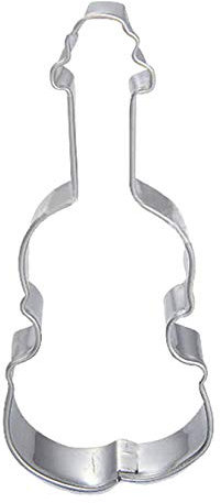 WJSYSHOP Musikinstrument-Ausstechform für Feiern, Weihnachten, Geburtstag, Party, Hochzeit, Urlaub (Violine)