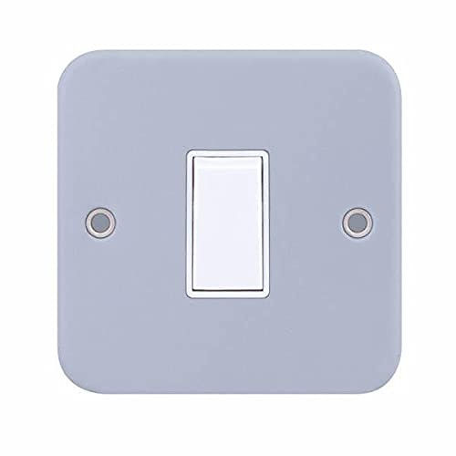 10 Amp Switch 1 Gang 2 Way in Metal Clad